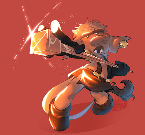 Full Color Fullbody and Background Example